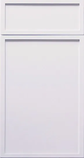 White framed cabinet door sample
