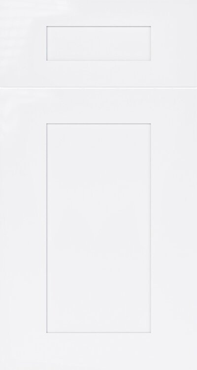 White Shaker door and drawer-front sample
