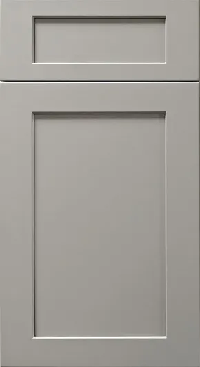 Gray Shaker cabinet door sample